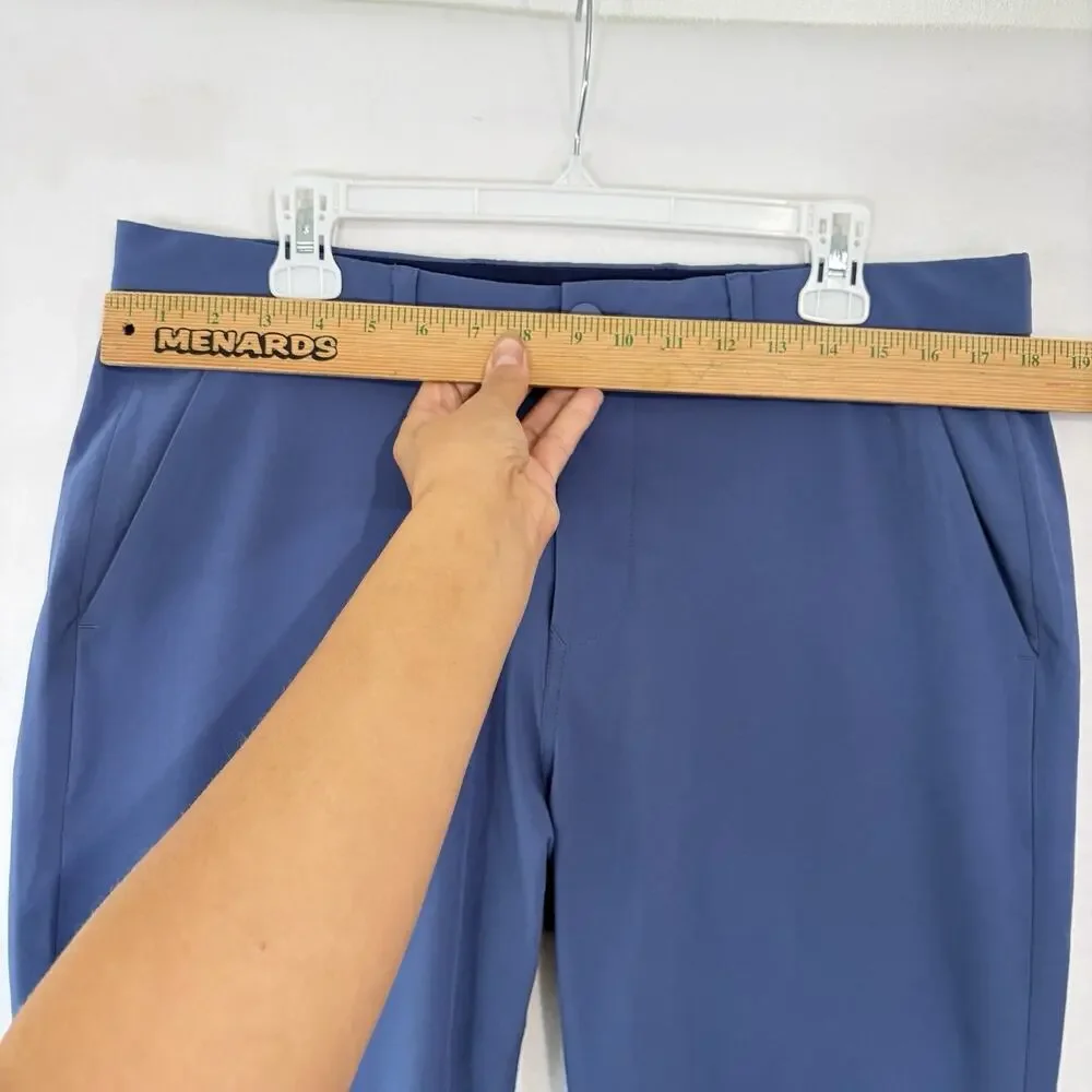 Mizzen Main Pants Mens 34x34 Blue Helmsman Slim Chino Performance Golf Active